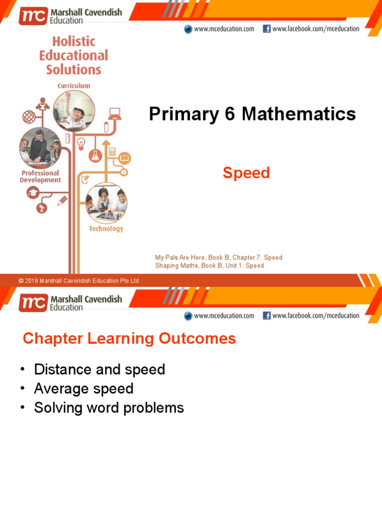 Primary 6 Math: Speed Concepts | PDF | Speed | Metrology