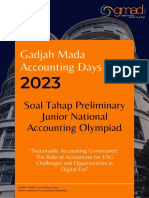 Junior National Accounting Olympiad Preliminary Case