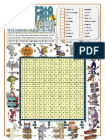 Celebrate Halloween Word Search Crosswords Fun Activities Games Picture Descriptio - 91896
