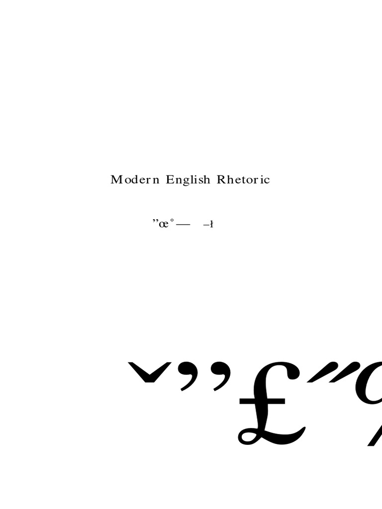 现代英语修辞学| PDF