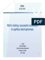 HbA1c Testing - Mrs Lutteri