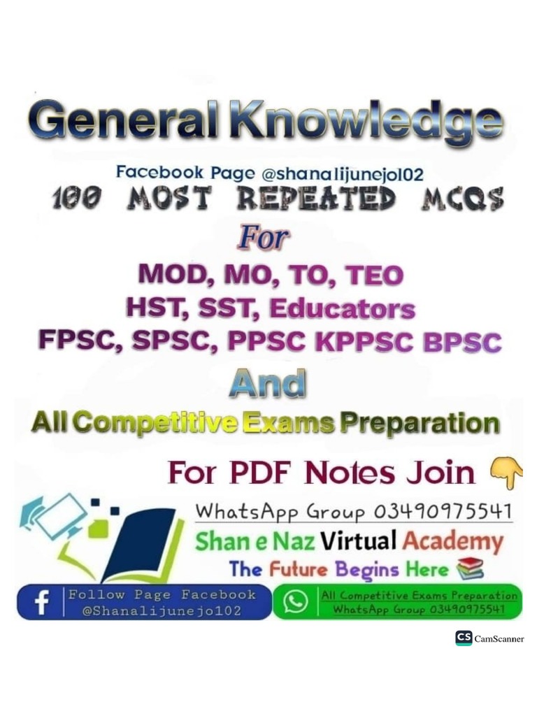 100 Most Repeated Gk S Pdf