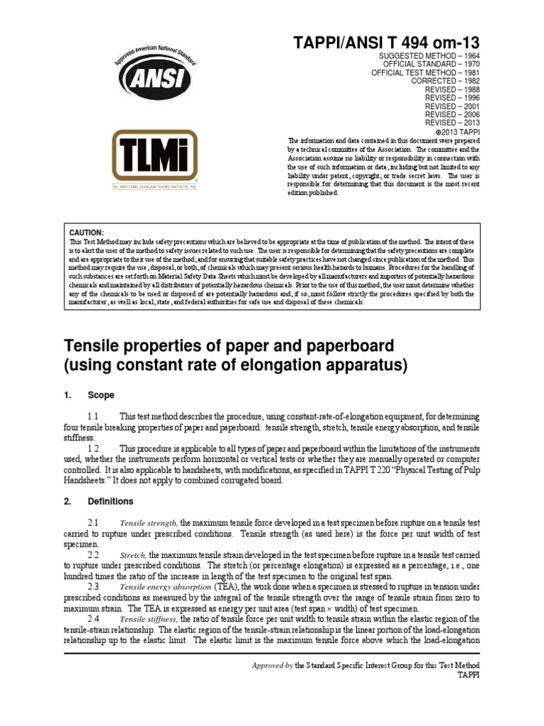 tensile-strength-using-constant-rate-of-elongation-t-494-om-13-pdf