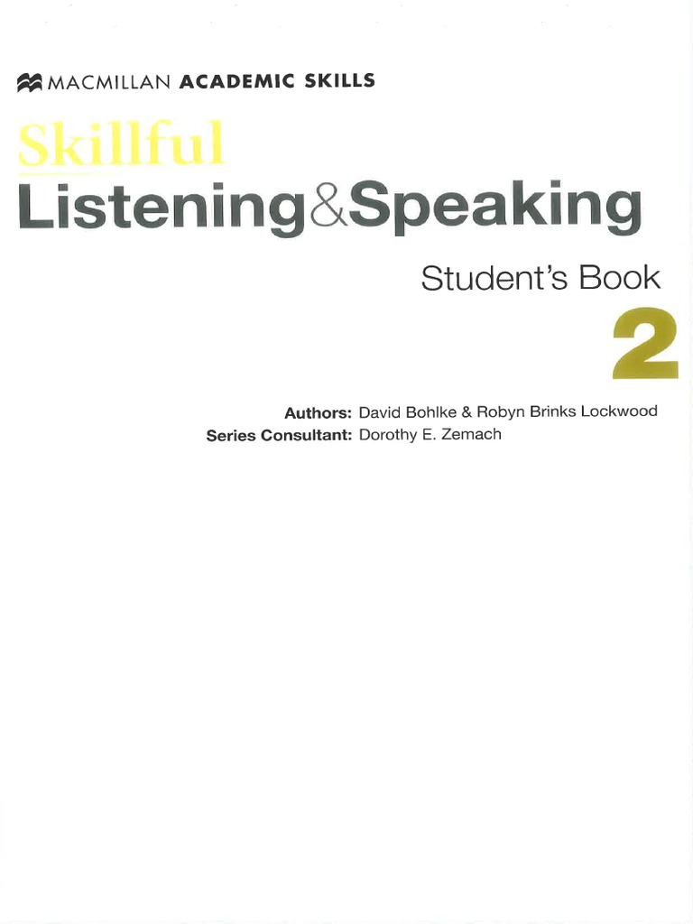 Listening And Speaking Book 2 Student S Book Pdf