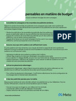 Liste Des Indispensables en Matière de Budget: Consolidez Les Campagnes Et Les Ensembles de Publicités Similaires