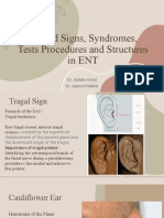 Named Signs, Syndromes, Tests and Procedures