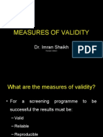Measures of Validity1