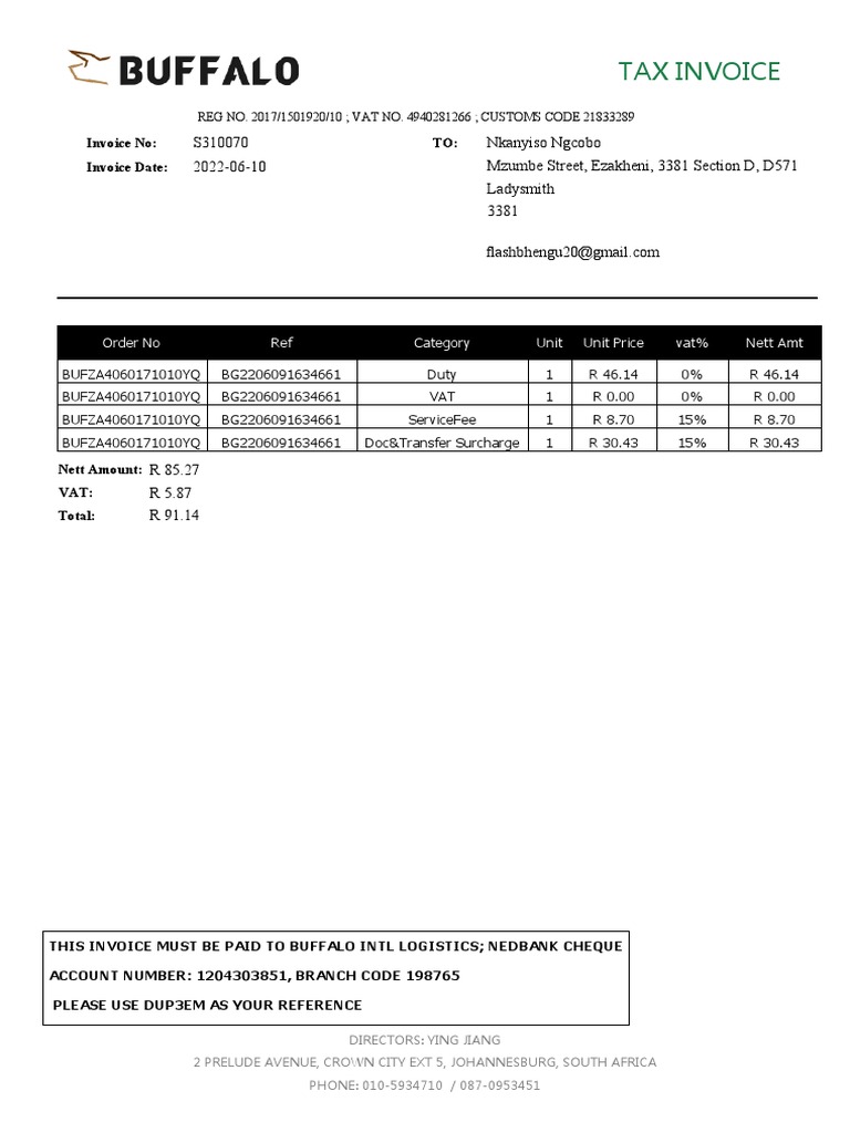 Taxinvoice 2 | PDF