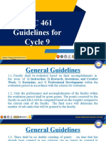 NBC Guidelines 9TH Cycle