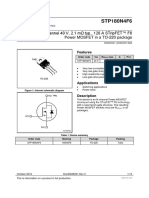 N-channel 40 V, 2.1 m typ., 120 A STripFET™ F6 PowerMOSFETinaTO-220package - stp180n4f6