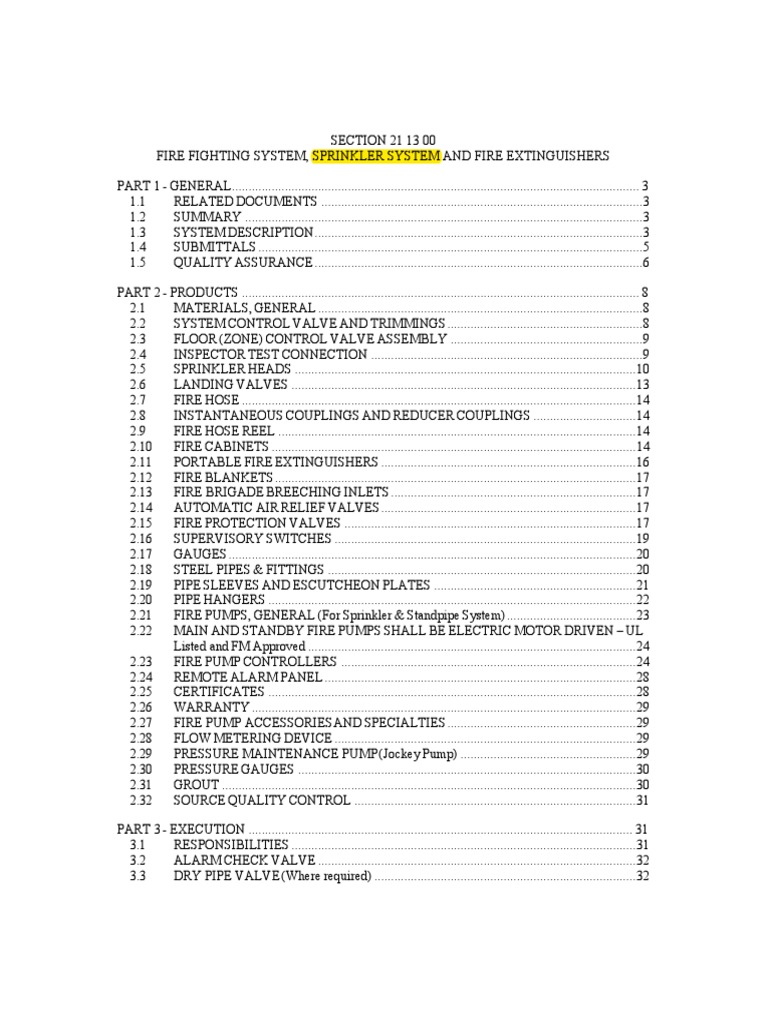 FM200 Fire Suppression System Overview | PDF | Fire Sprinkler System ...