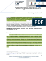 Formação No Movimento Dos Trabalhadores Sem Teto - Ações Formativas e Percepções Dos Sem Teto Sobre A Trajetória de Luta