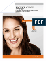 Undergraduate Studies: Group Intervention and Leadership (Complementary Minor)
