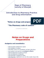 2-Notes On Drugs and Pharmacy Code of Conduct