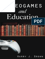 Book Videogames and Education Humanistic Approaches To An Emergent Art Form (Harry J. Brown)