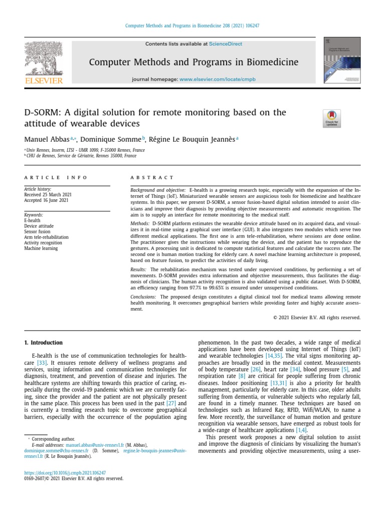 Computer Methods And Programs In Biomedicine Impact Factor
