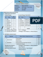 Analisis Minggu Efektif