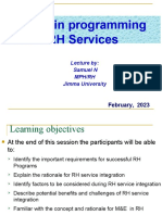 3.issues in Programining RH-Integration & M& E-2023