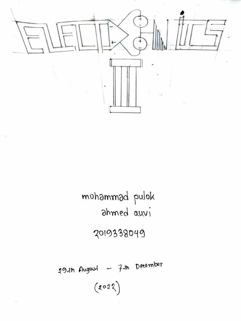 Electronics II Class Notes | PDF