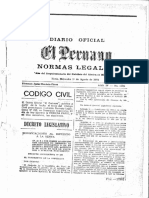 +código Civil (Original) - Decreto Legislativo No. 295 - Xiii Partes (Art. 1 Al 2122) - El Peruano 24 Julio 1984