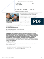 Hipnose Clínica - Hipnoterapia - Psicologia Previtali Curitiba