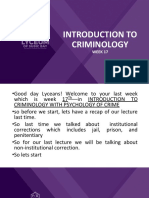 Introduction To Criminology 6
