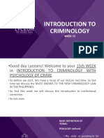 Introduction To Criminology 5