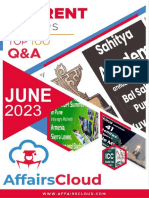 Current Affairs Q&A PDF Top 100 - June 2023 by AffairsCloud New 1