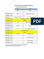 Date-Sheet Final Examination Classes-IX & XI (2022-2023)