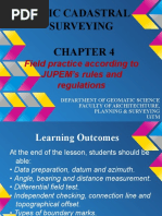 Basic Cadastral Surveying: Field Practice According To JUPEM's Rules and Regulations