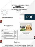 Case Study of Banking Structure