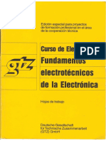 Curso de Electronica I Fundamentos electrotecnicos de la Electronica GTZ Hojas trabajo