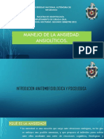 Tratamiento de La Ansiedad Con La Terapia Farmacologica en Odontologica