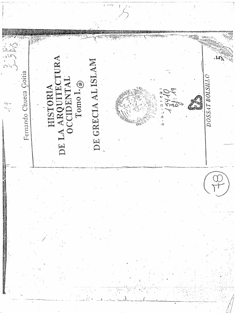 CHUECA GOITÍA F Historia de La Arquitectura Occidental TOMO 1 PDF