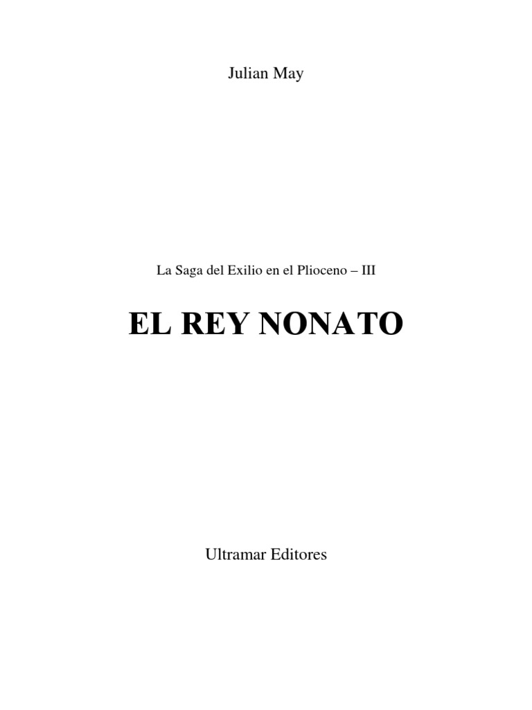 Cuando Los Tercios Vencieron A Los Samurais May, Julian - EP03 - El Rey Nonato | PDF | Homo Sapiens | Esclavitud