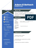 _Blue And White Simple Professional Resume (1)