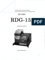 OSG RDG13S English Manual - 1