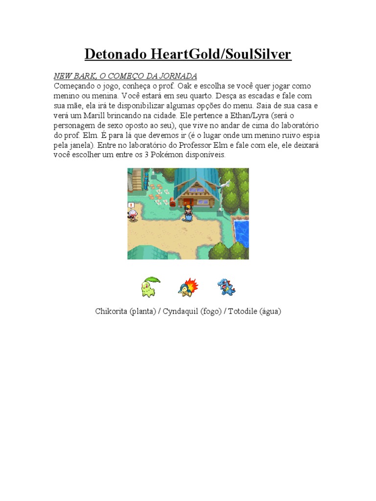 Detonado Soul Silver | PDF | Pokémon | Cidade