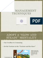 Time Management Techniques PP