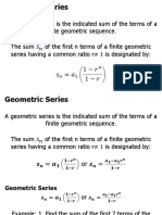 Geometric Series