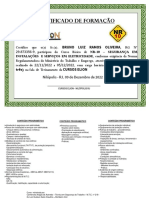 Certificado de Formação