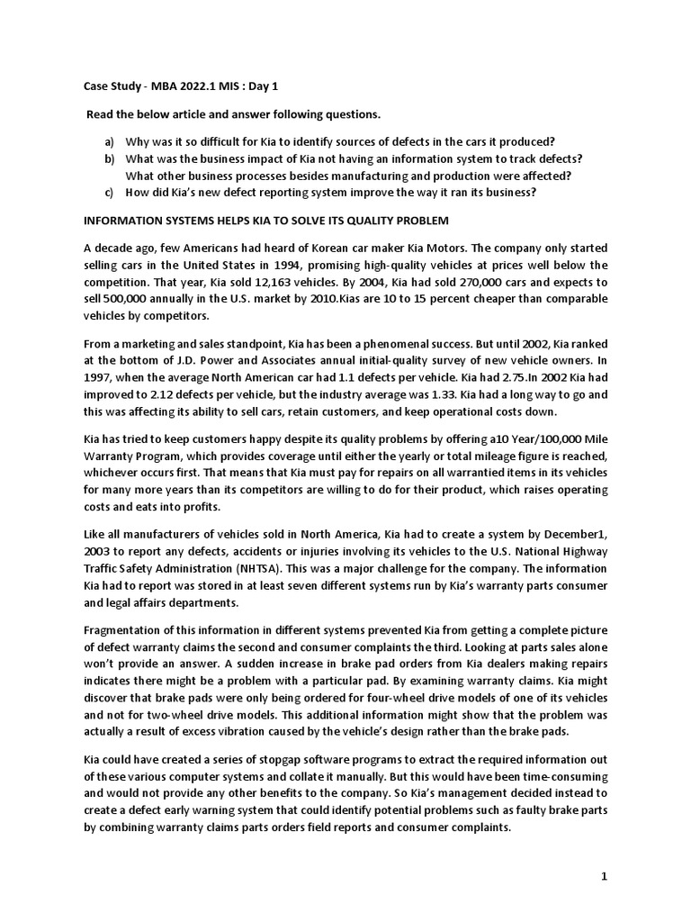 Read The Below Article and Answer Following Questions | PDF