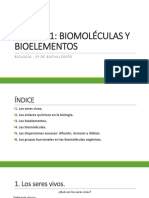 Unidad 1 - Bioelementos y Biomoléculas