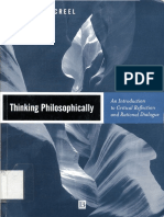 Richard E. Creel - Thinking Philosophically - An Introduction To Critical Reflection and Rational Dialogue (2001)