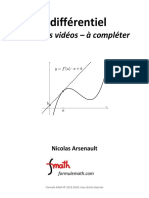 Notes Calcul Différentiel