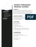 Currículum Vitae - María Fernanda Medina Gomez