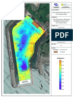 Peta Bathimetri Area Jetty Pltu Nagan Raya: Kedalaman