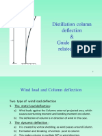 Guide support issues for a deflection Column