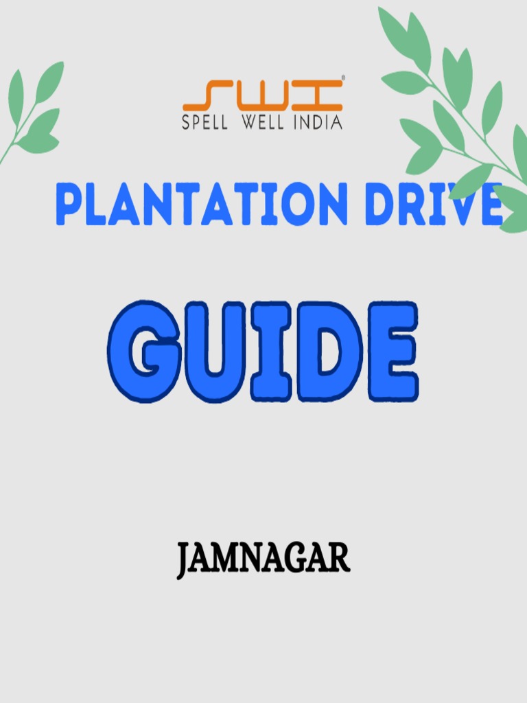 Jamnagar Tree Plantation Drive Guide | PDF