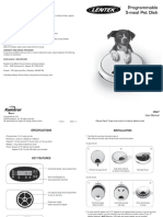 Lentek Pet Feeder PD07-manual